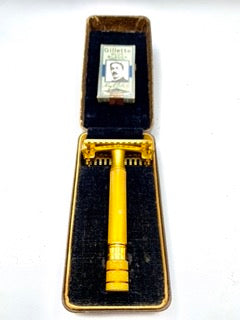 1937 Gillette Sheraton Vintage Safety Razor with Case