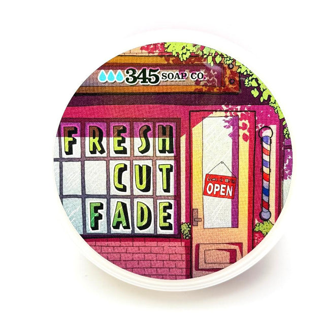 345 Soap Co. - Fresh Cut Fade -  Shaving Soap - 4oz