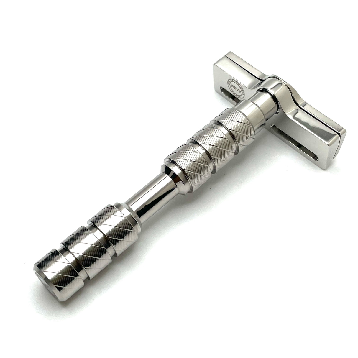 Alpha Shaving Works - Polished Stainless Steel - Claymore Evolution - Single Edge Razor