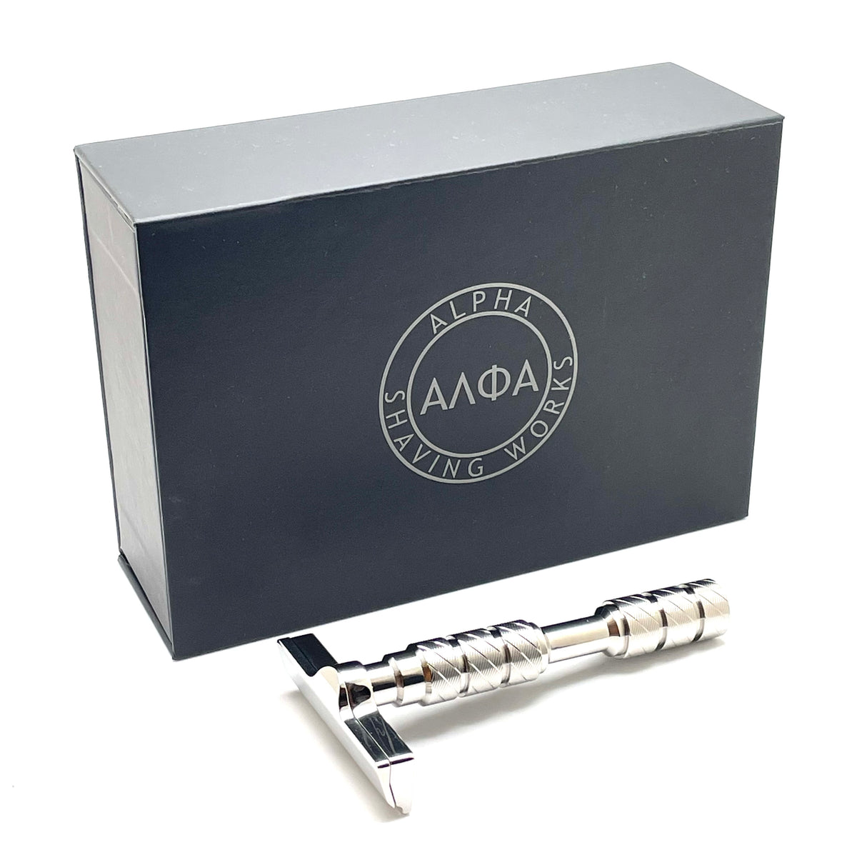 Alpha Shaving Works - Polished Stainless Steel - Claymore Evolution - Single Edge Razor