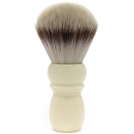 Alpha Brush & Shaving Co. 28mm - Faux Ivory Shaving Brush