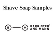 Barrister and Mann -Shave Soap Samples - 1/4oz