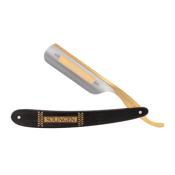 Dovo - Straight Razor - Bismarck - Ebony Wood Handle - 6/8