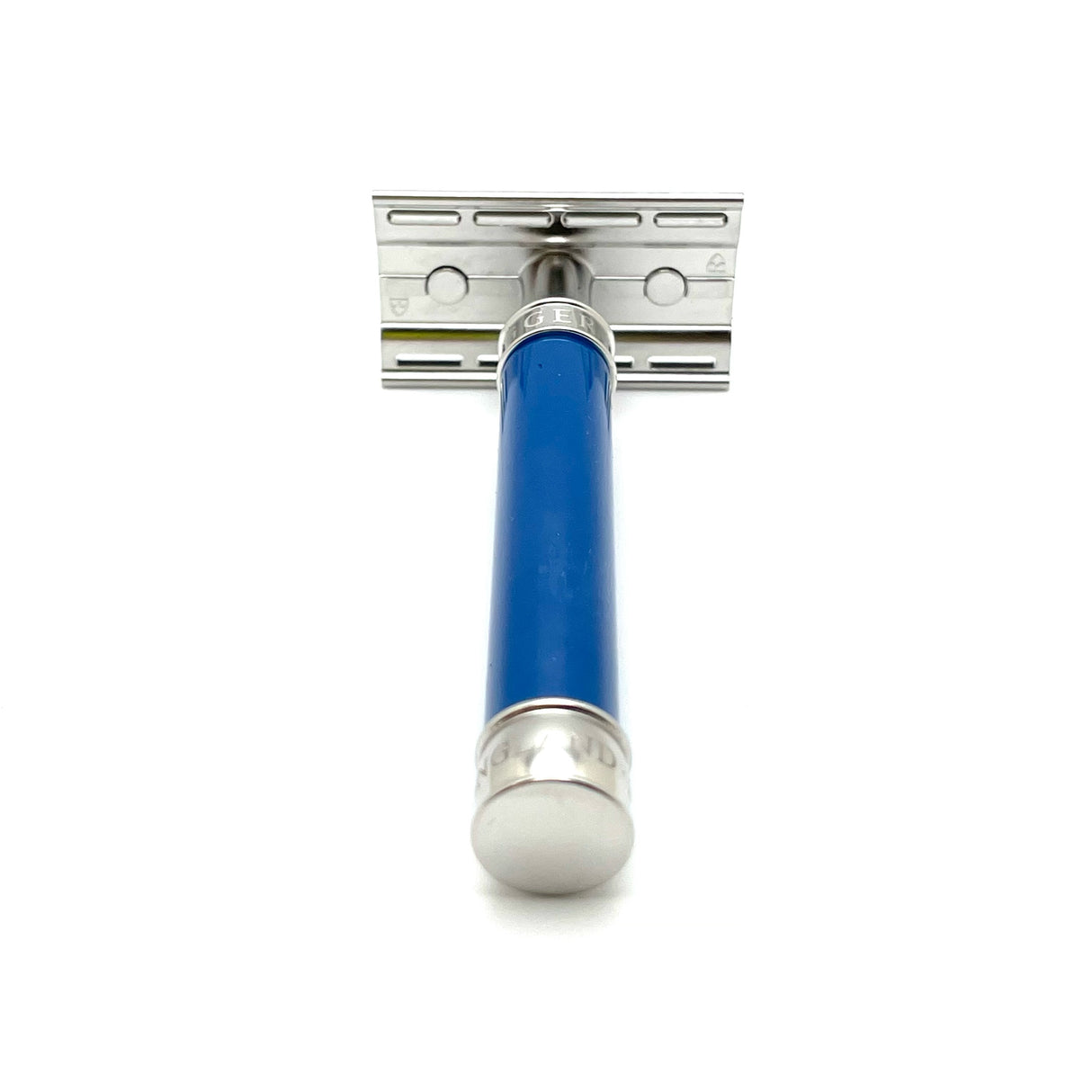 Edwin Jagger - 3ONE6 Stainless Steel Blue Double Edge Safety Razor - DESS3BL