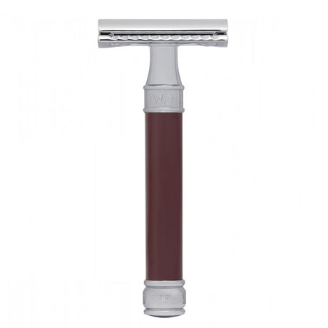 Edwin Jagger - Burgundy  Double Edge Safety Razor - DE812BL