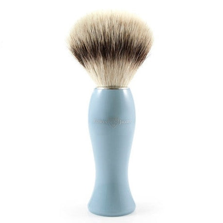Edwin Jagger - Synthetic Blue Shaving Brush (Synthetic Silver Tip)