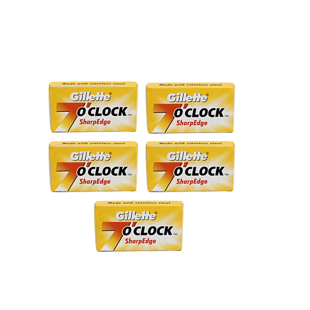Gillette - 7 O'clock Sharpedge  Double-Edge Razor Blades