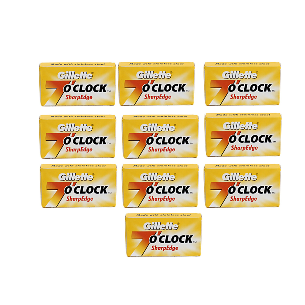 Gillette - 7 O'clock Sharpedge  Double-Edge Razor Blades