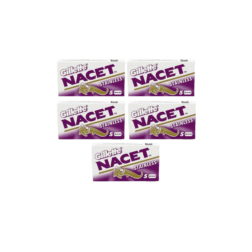 Gillette Nacet Stainless Double Edge Safety Razor Blades