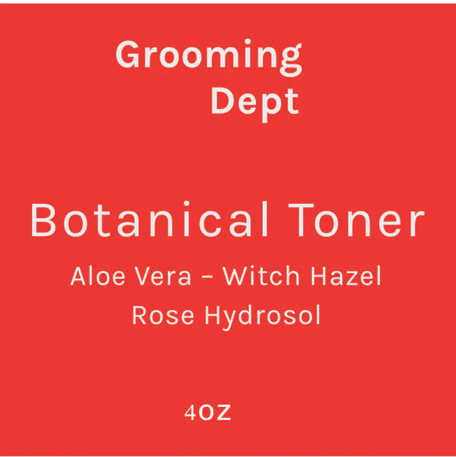 Grooming Dept Rose Botanical Toner 4oz