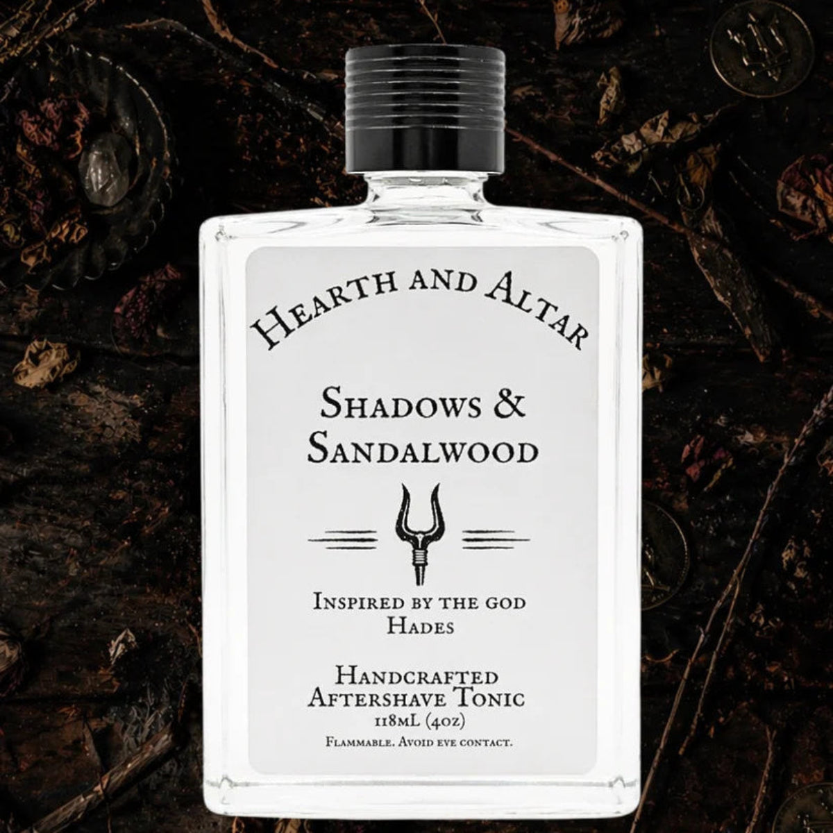 Hearth and Altar Shadows & Sandalwood Aftershave Tonic 4oz