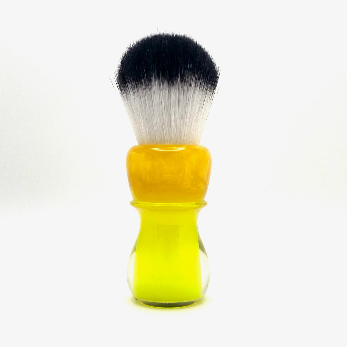 Pre-Owned - Wild West Brush Works - Custom Yellow Synthetic Shave Brush 26mm