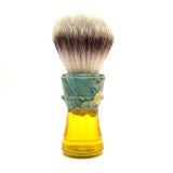 Pre-Owned - That Darn Rob - CustomDyed Maple Burl & Acrylic Synthetic Shave Brush 28mm