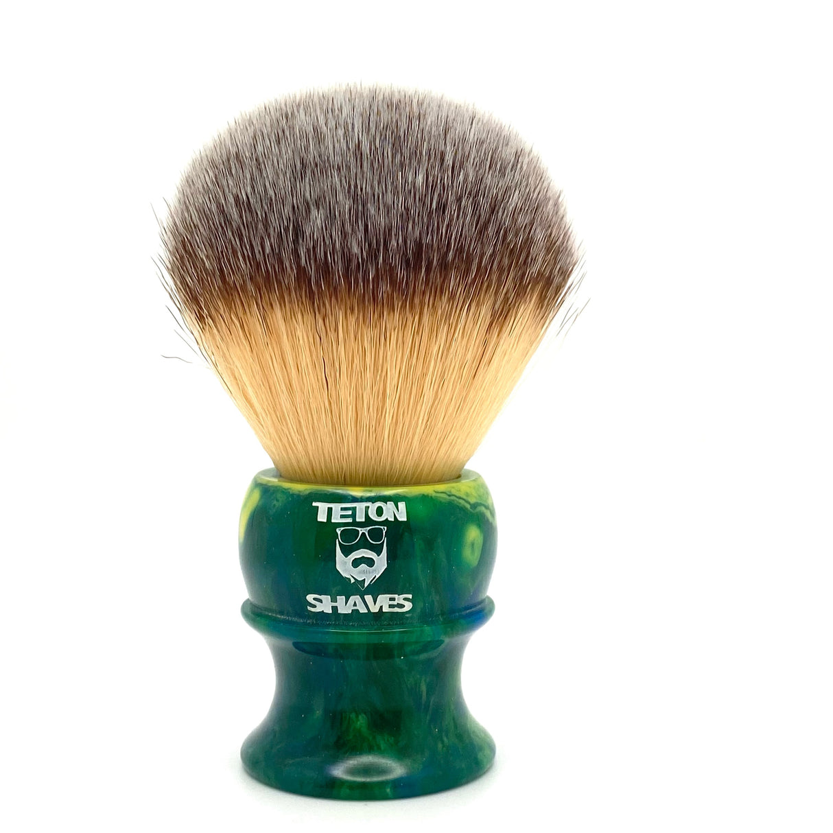 Pre-Owned Teton Shaves 30mm Synthetic Bulb Resin Handle Shaving Brush