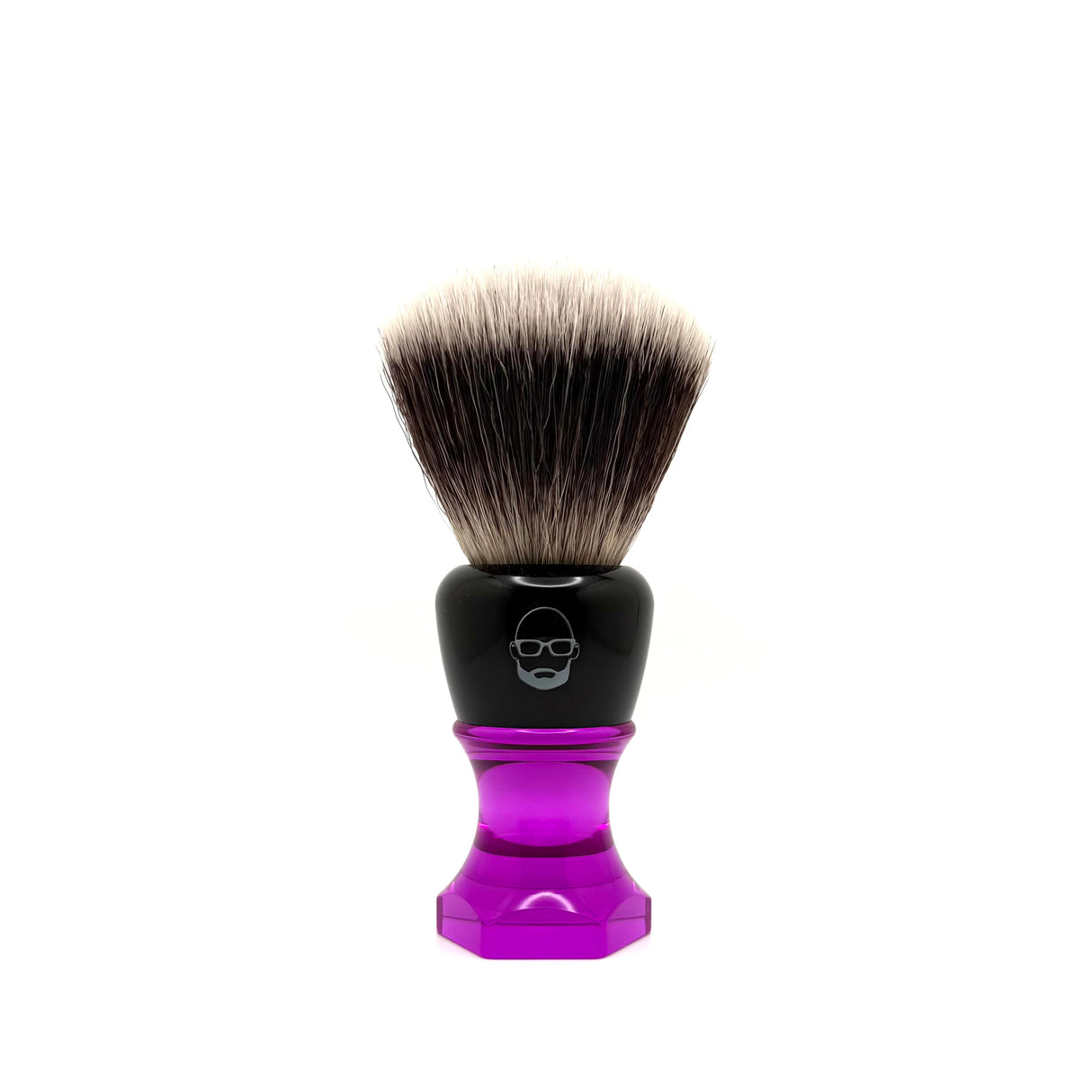 The Herald 26mm Shaving Brush Purple Resin Handle Choose Knot Type