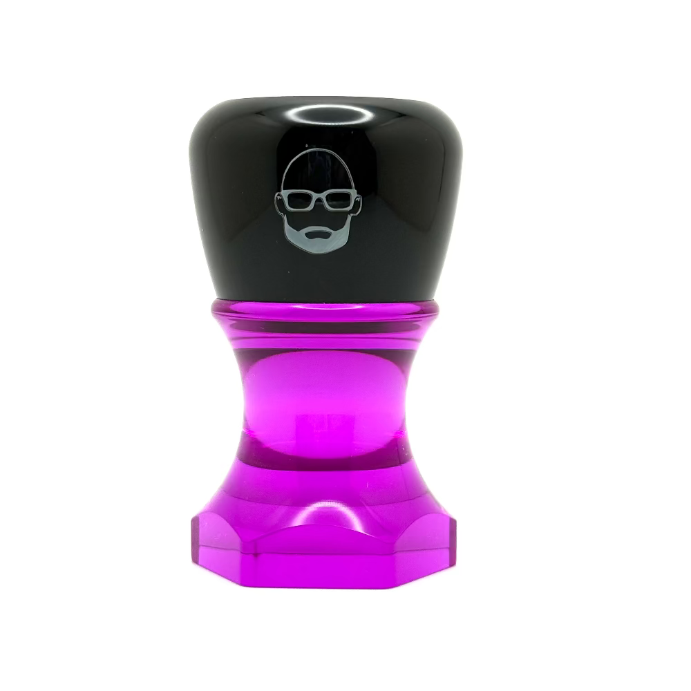 The Herald 26mm Shaving Brush Purple Resin Handle Choose Knot Type
