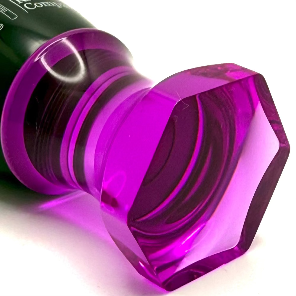 The Herald 26mm Shaving Brush Purple Resin Handle Choose Knot Type