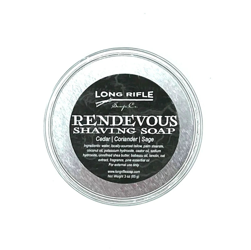 Long Rifle Soap Co. Rendezvous Shaving Soap Puck The Razor Company