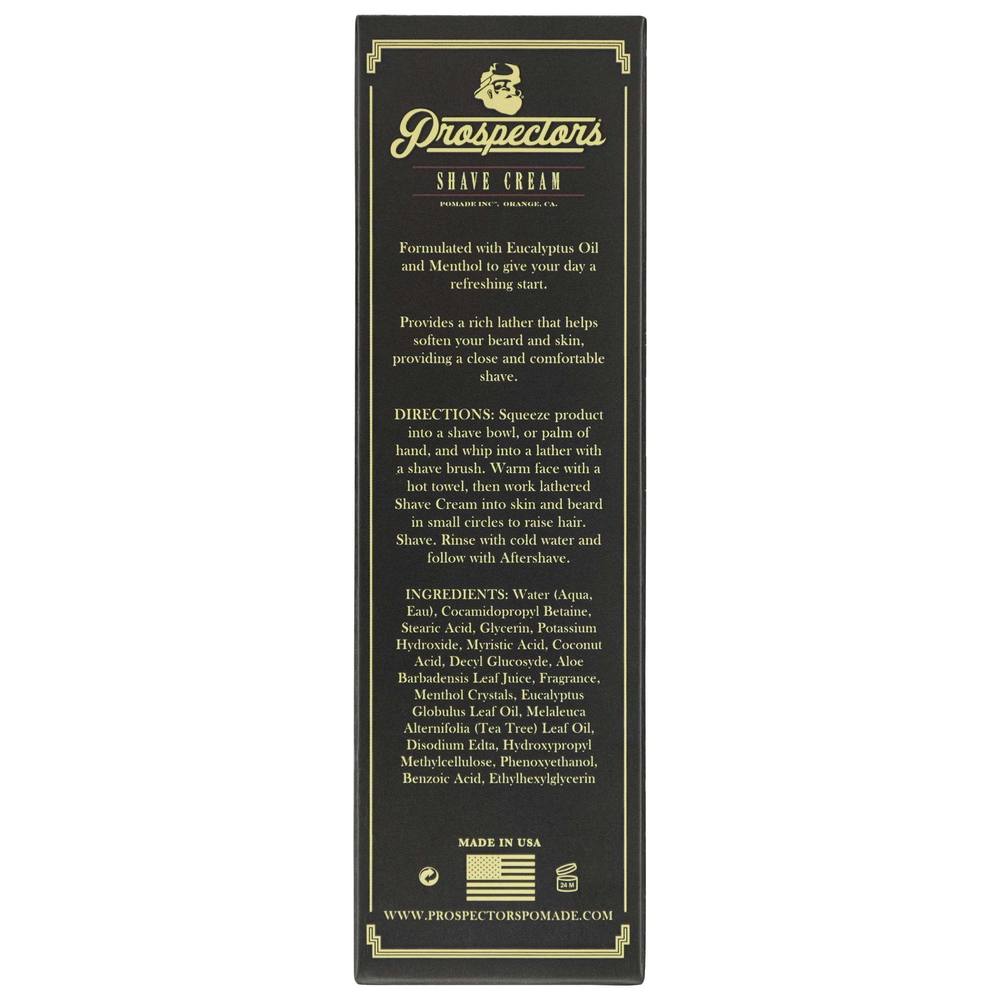 Prospectors - Shave Cream - 4oz