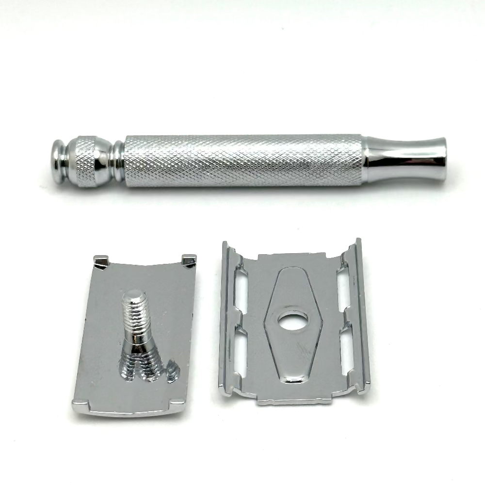 Replica Razors Replitech 1965 Tech Double Edge Safety Razor Chrome