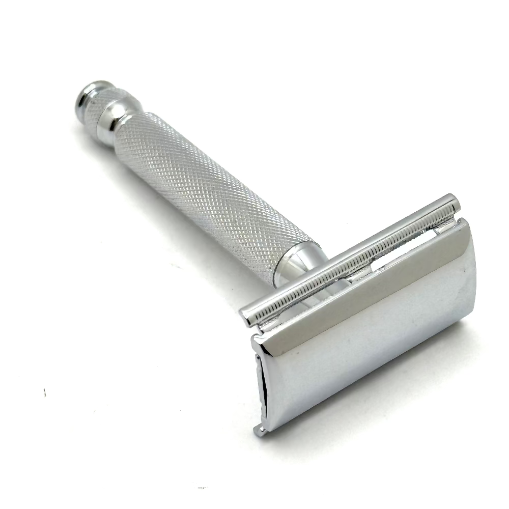 Replica Razors Replitech 1965 Tech Double Edge Safety Razor Chrome