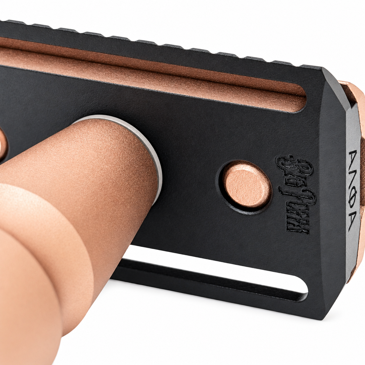 Alpha Shaving Works Big Poppa Double Edge Aluminum Safety Razor