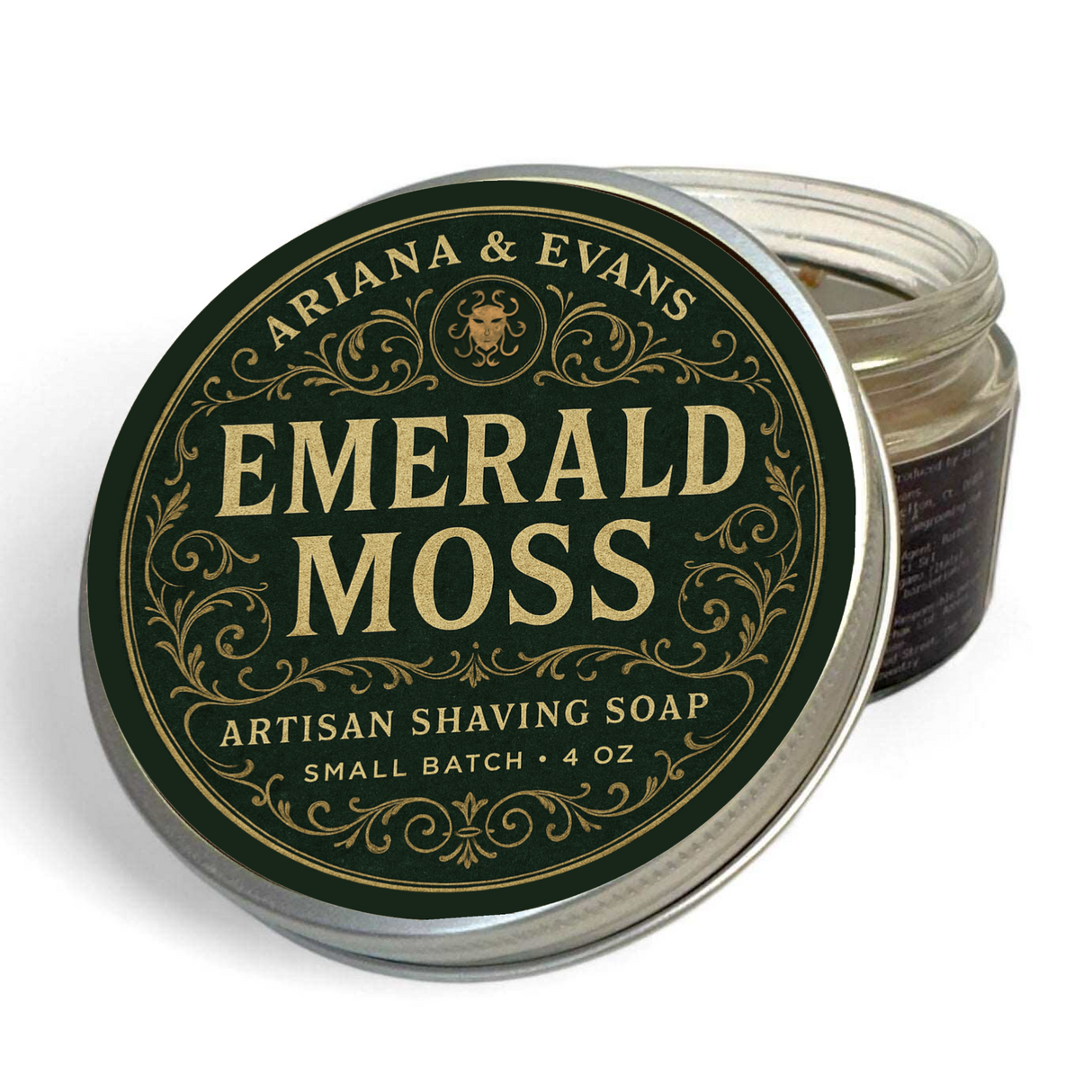 Ariana & Evans Emerald Moss Ultima 2 Shaving Soap 4oz