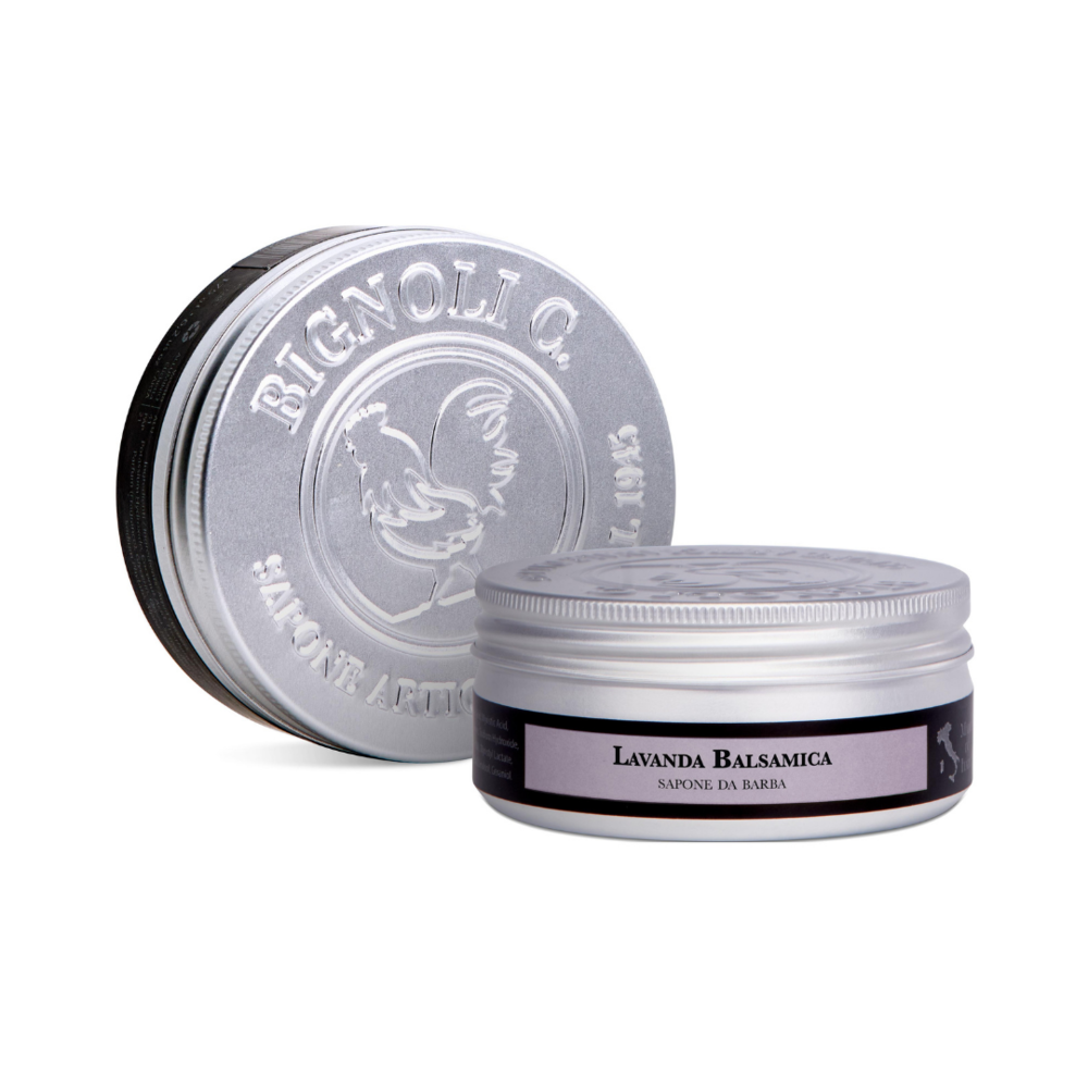 Saponificio Bignoli Balsamic Lavender Artisan Shaving Soap 175g