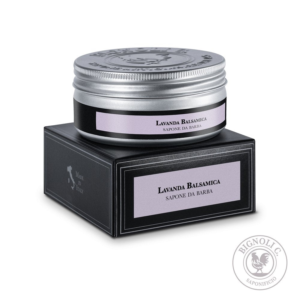 Saponificio Bignoli Balsamic Lavender Artisan Shaving Soap 175g