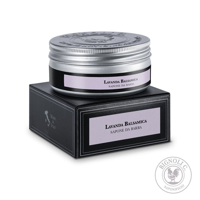 Saponificio Bignoli Balsamic Lavender Artisan Shaving Soap 175g