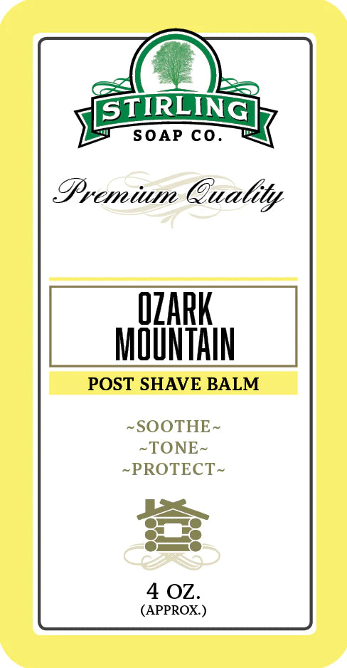 Stirling Soap Company - Ozark Mountain - Post-Shave Balm - 4oz