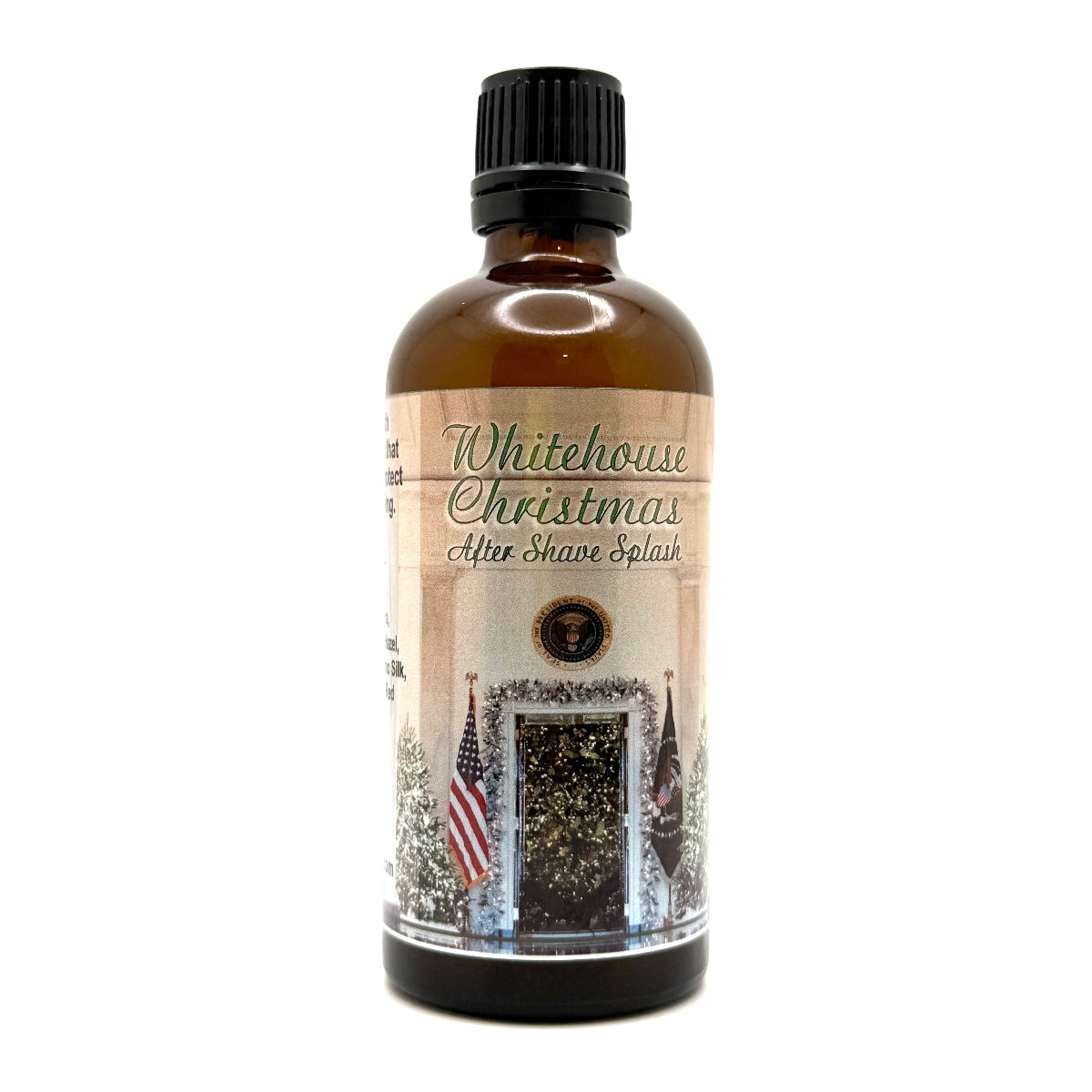 Strike Gold Shave White House Christmas Aftershave Splash 3.3oz