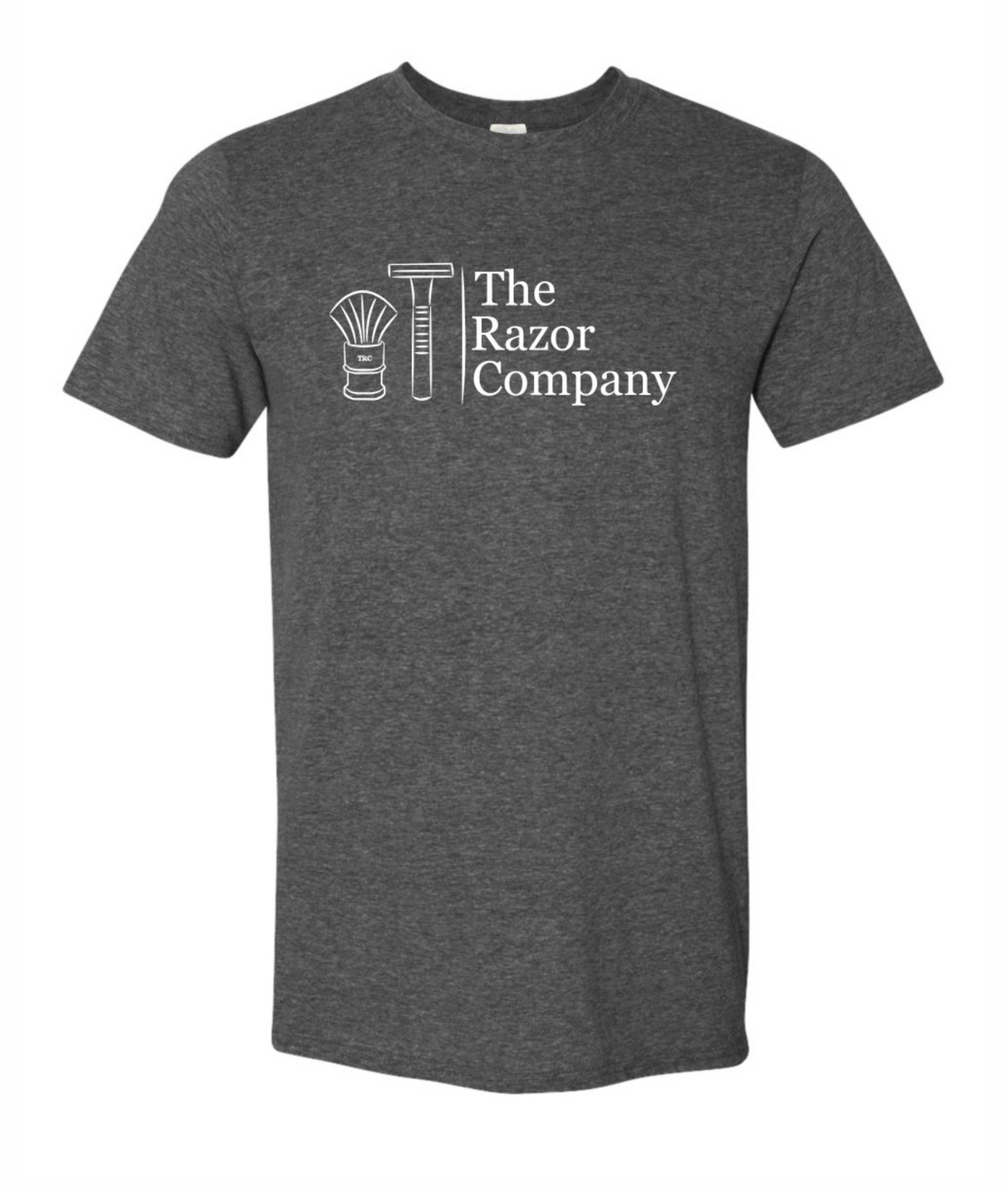 TRC - Logo T-SHIRT - Heather Charcoal - Soft Tee