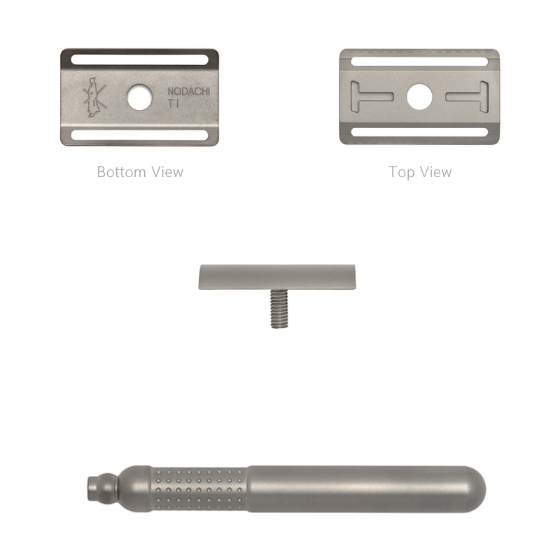 Tatara - Titanium Masamune Nodachi - Double Edge Safety Razor
