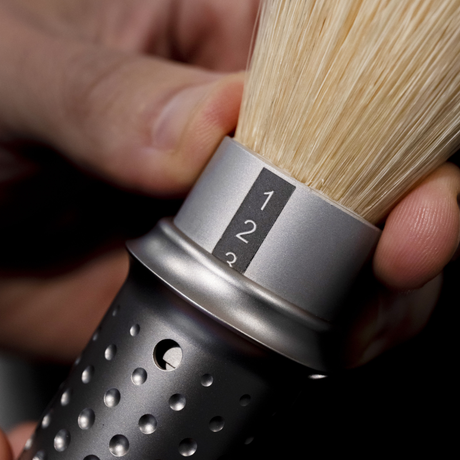 Tatara - Adjustable Shave Brush - Premium Boar - Matte Handle