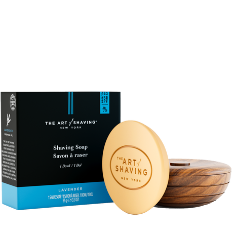 The Art of Shaving - Shaving Soap With Wooden Bowl - Lavender