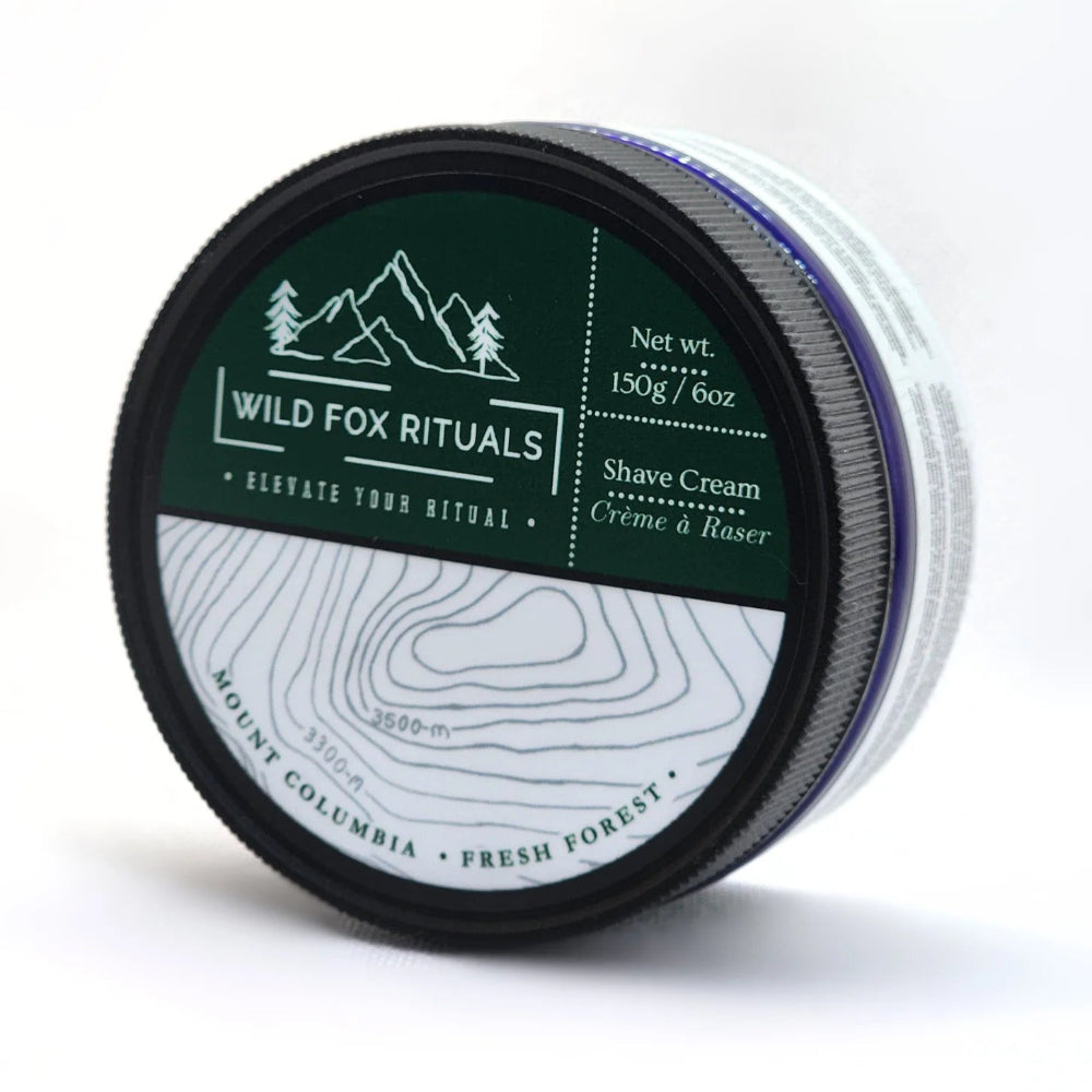 Wild Fox Rituals Cooling Forest Fresh Shave Cream 6oz