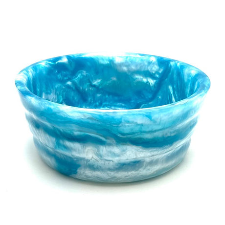 AKA Brushworx - Blue & White - 3 Pass Lather Bowl
