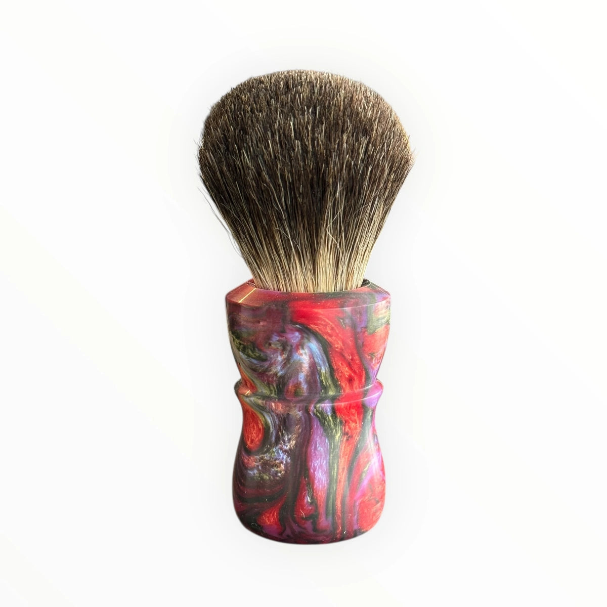 AKA Brushworx Fantasy Matte 26mm Chocolate Doughknot Knot Shaving Brush