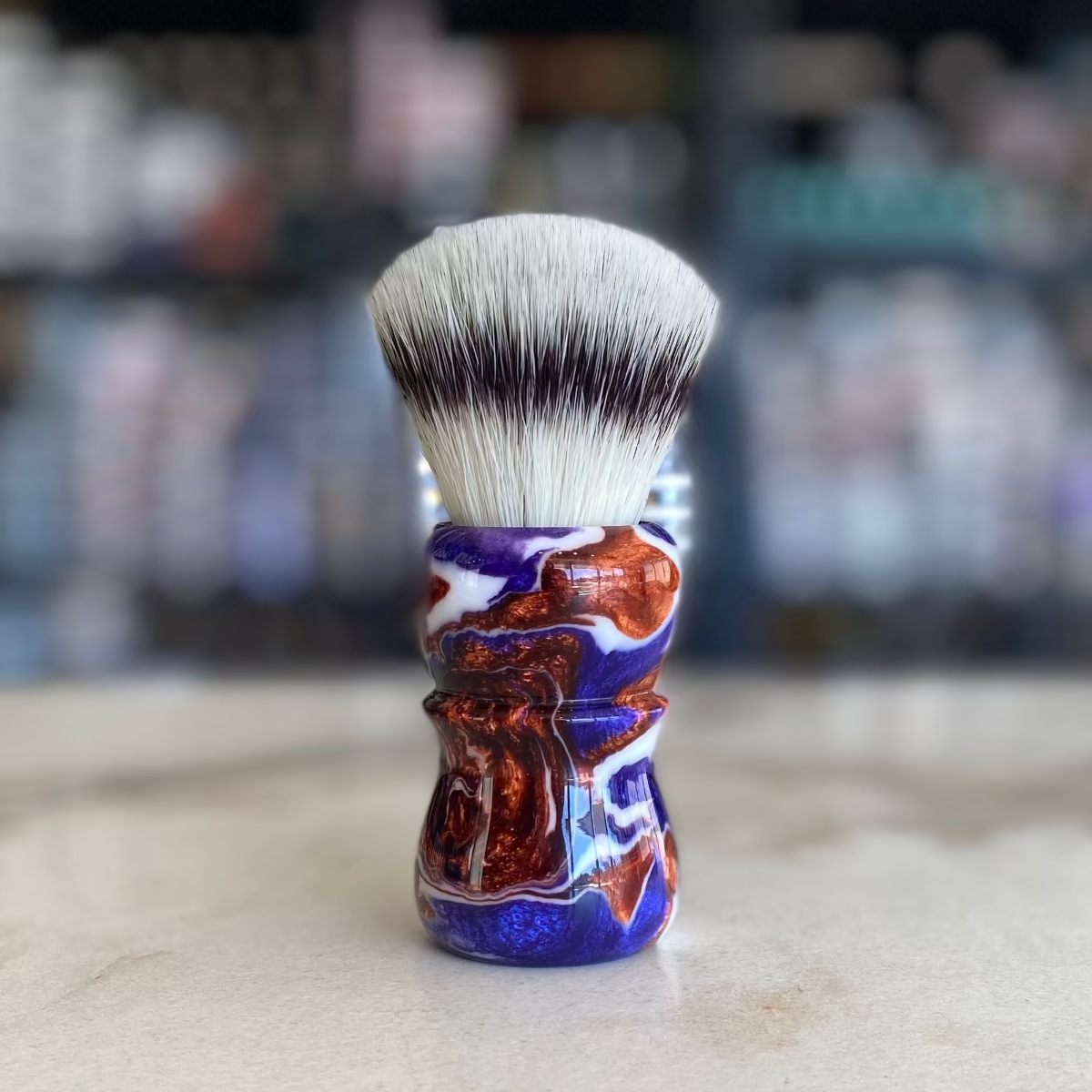 AKA Brushworx Gemini 26mm AK47 Fan Synthetic Shaving Brush