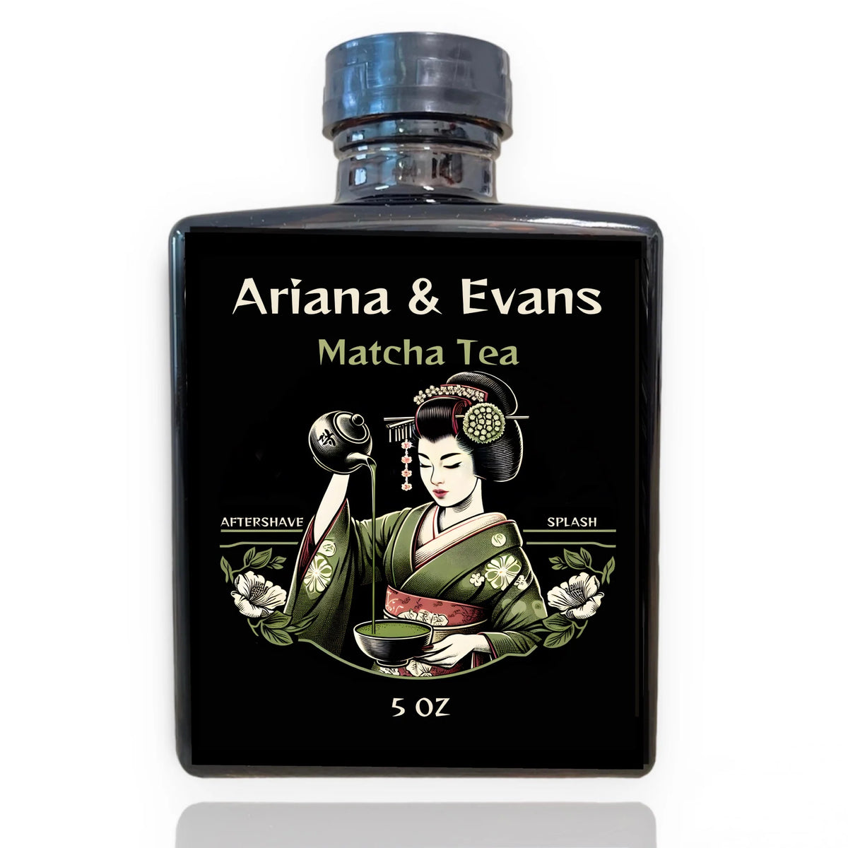 riana & Evans Matcha Tea Aftershave Splash 5oz | The Razor Company