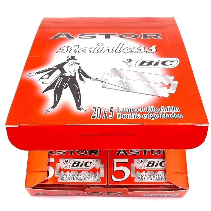 Bic Astor Stainless Double Edge Razor Blades