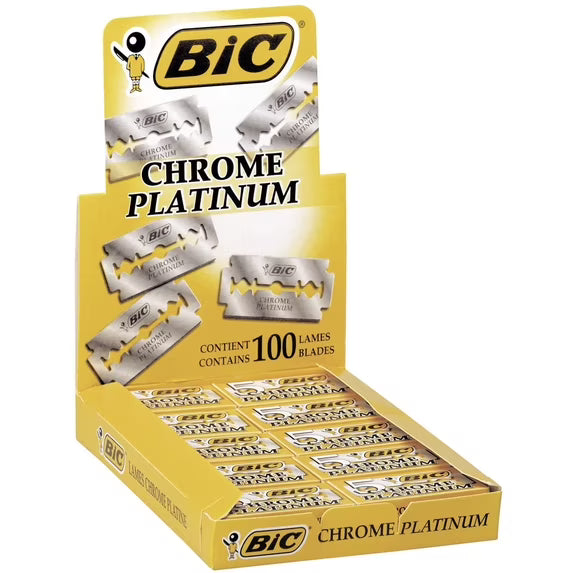 BIC Chrome Platinum Double Edge Razor Blades