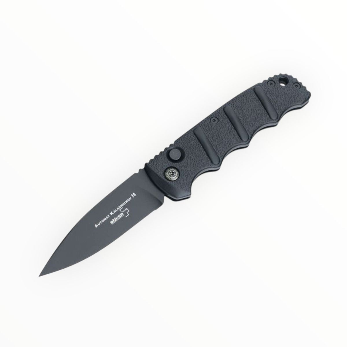 Boker Plus Pocket Knife D2 Aluminum Handle Button Lock