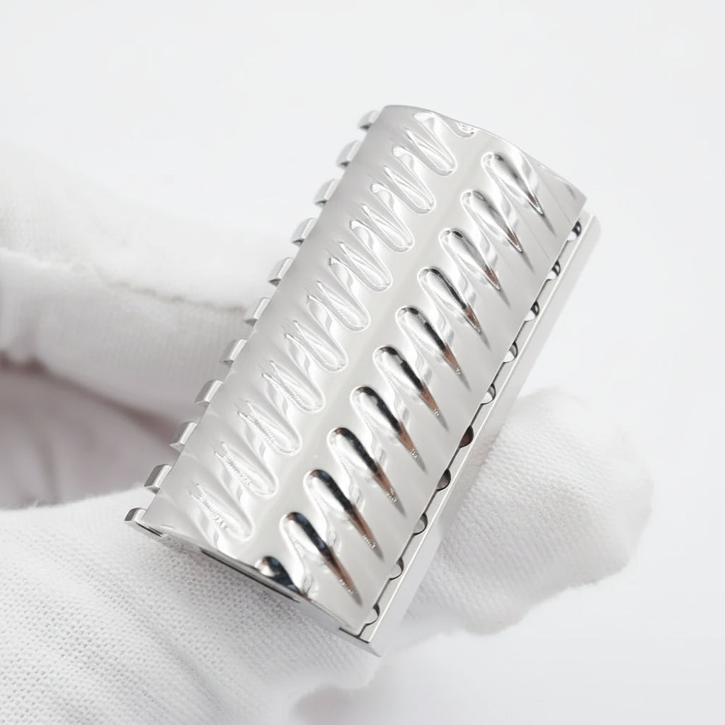 Boti Vortex Titanium Double Double Edge Safety Razor Polished