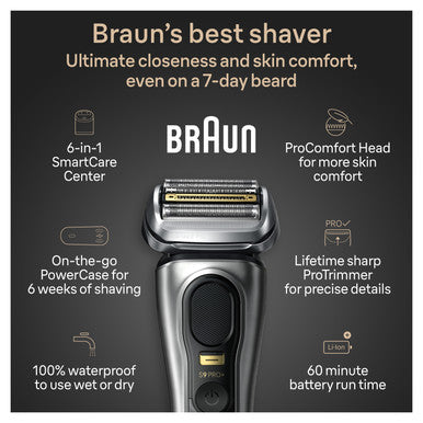 Braun Series 9 Pro+ Electric Shaver 9599cc