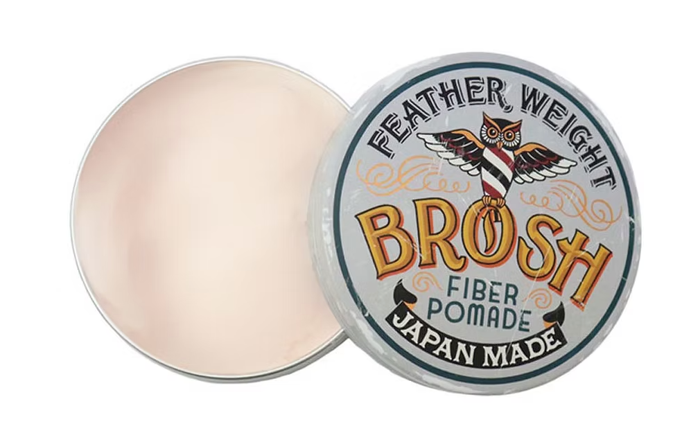 Brosh Feather Weight Fiber Pomade 4oz - Made in Japan