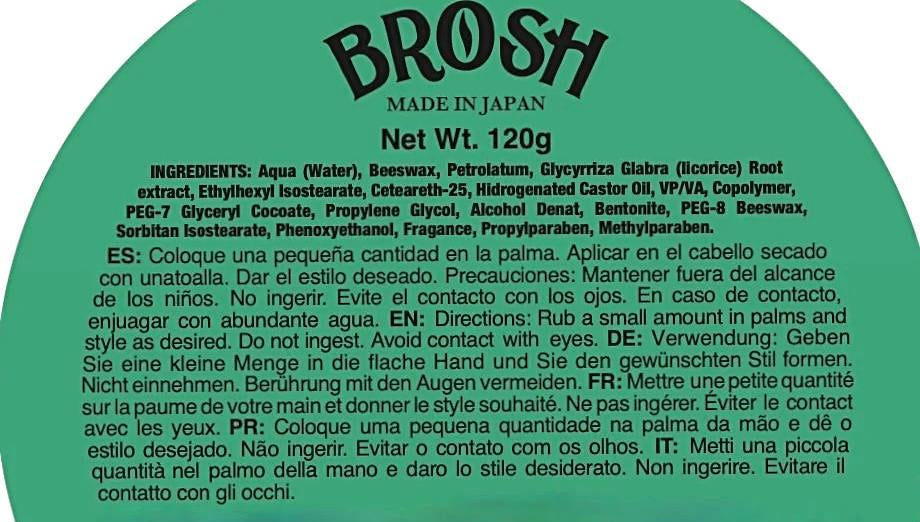 Brosh Matte Finish Clay Pomade 4oz