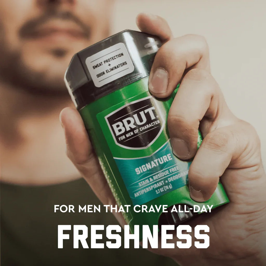 Brut Anti-Perspirant Deodorant Signature Scent for Men 2.7oz