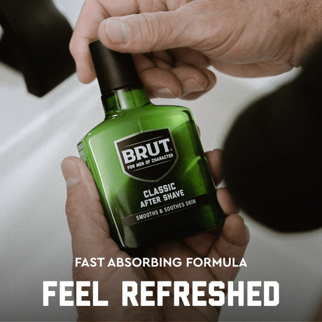 Brut Classic Aftershave With Aloe Vera Classic Fragrance For Men 5oz